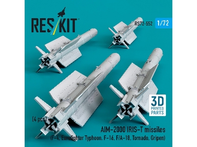 Aim-2000 Iris-t Missiles (4 Pcs / 3d-printed) - image 3
