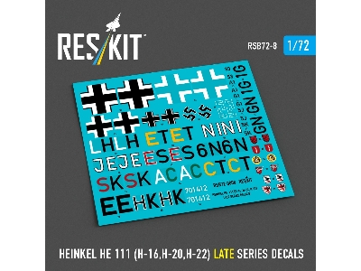 Heinkel He-111 H-16 / H-20 And H-22 - Late Series Decals - image 2