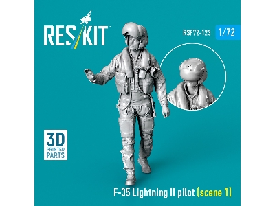 Lockheed Martin F-35 Lightning Ii - Pilot Scene 1 (3d-printed) - image 1