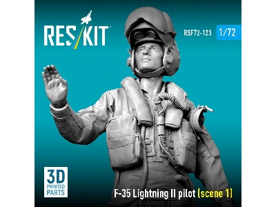 Lockheed Martin F-35 Lightning Ii - Pilot Scene 1 (3d-printed) - image 3
