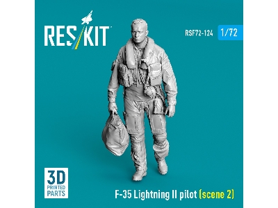 Lockheed Martin F-35 Lightning Ii - Pilot Scene 2 (3d-printed) - image 1