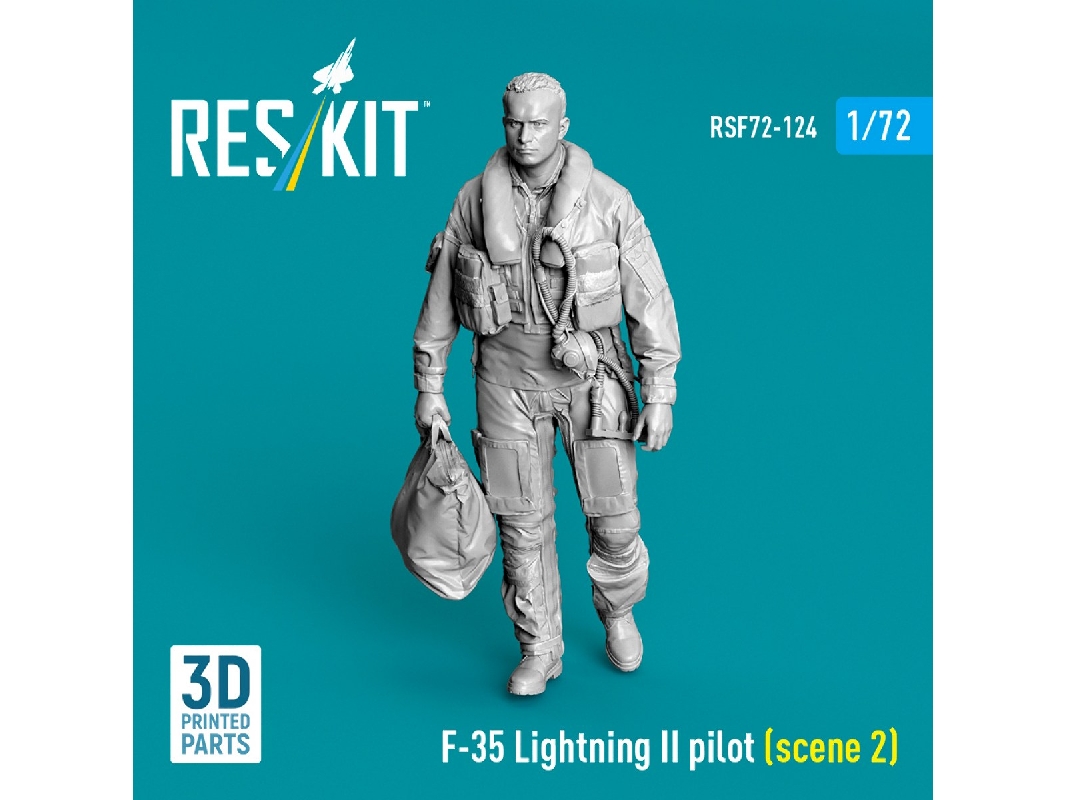 Lockheed Martin F-35 Lightning Ii - Pilot Scene 2 (3d-printed) - image 1