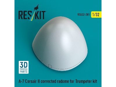 Ltv A-7 Corsair Ii - Corrected Radome (For Trumpeter Kits / 3d-printed) - image 1