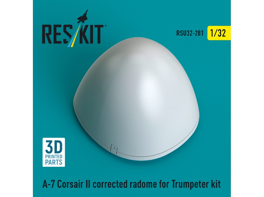 Ltv A-7 Corsair Ii - Corrected Radome (For Trumpeter Kits / 3d-printed) - image 1