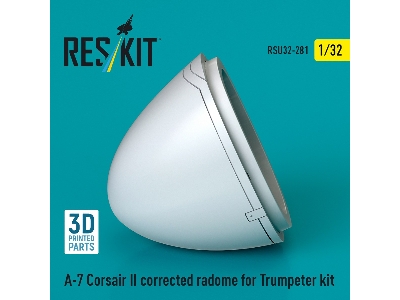 Ltv A-7 Corsair Ii - Corrected Radome (For Trumpeter Kits / 3d-printed) - image 3