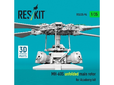 Sikorsky Mh-60s - Unfolded Main Rotor (For Academy Kits / 3d-printed) - image 2
