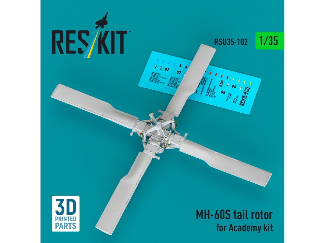Sikorsky Mh-60s - Tail Rotor (For Academy Kits / 3d-printed) - image 1