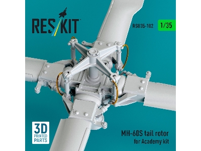 Sikorsky Mh-60s - Tail Rotor (For Academy Kits / 3d-printed) - image 3