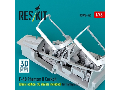 Mcdonnell Douglas F-4 B Phantom Ii - Cockpit Basic Edition With 3d Decals (For Tamiya Kits / 3d-printed) - image 3