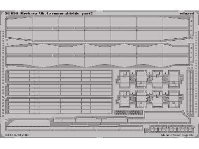 Merkava Mk. IV armour shields 1/35 - Academy Minicraft - image 3