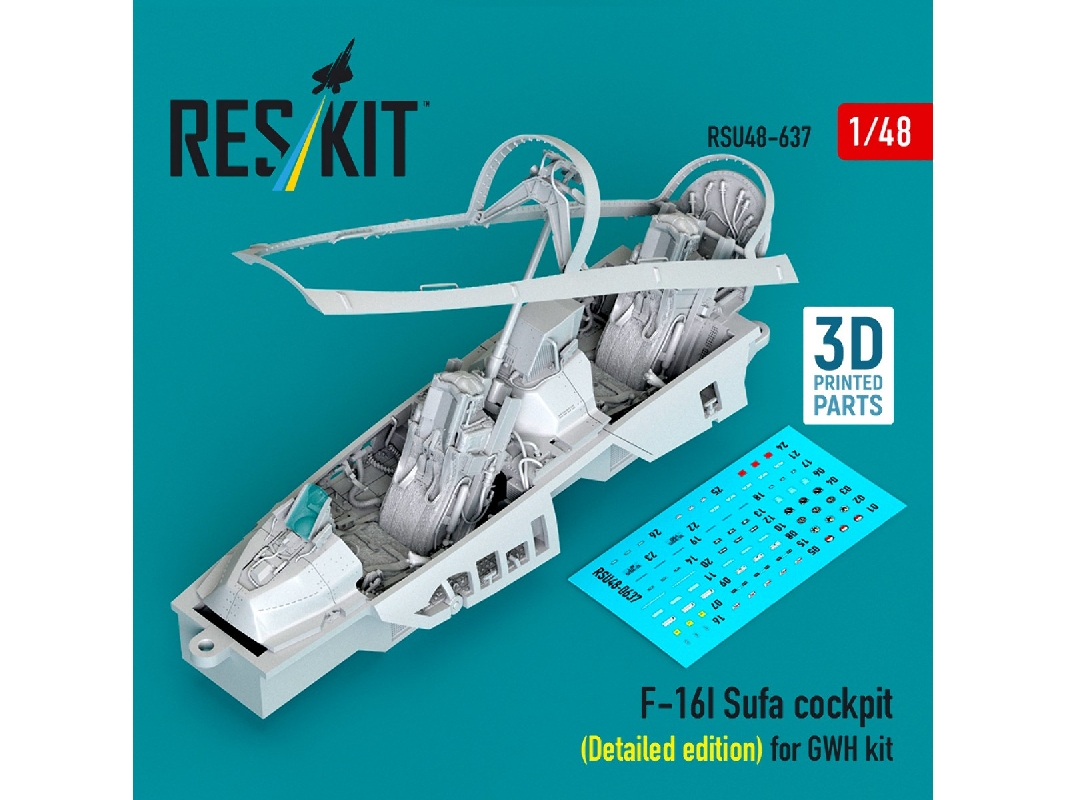 Lockheed Martin F-16i Sufa - Cockpit Detailed Edition (For Gwh Kits / 3d-printed) - image 1