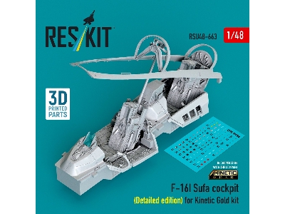 Lockheed Martin F-16i Sufa - Cockpit Detailed Edition (For Kinetic Gold Kits / 3d-printed) - image 1