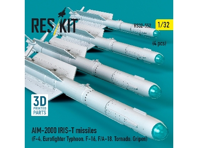 Aim-2000 Iris-t Missiles (4 Pcs / 3d-printed) - image 2