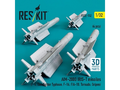 Aim-2000 Iris-t Missiles (4 Pcs / 3d-printed) - image 3