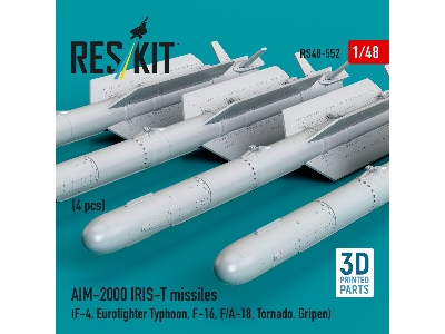 Aim-2000 Iris-t Missiles (4 Pcs / 3d-printed) - image 2