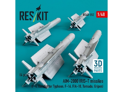 Aim-2000 Iris-t Missiles (4 Pcs / 3d-printed) - image 3