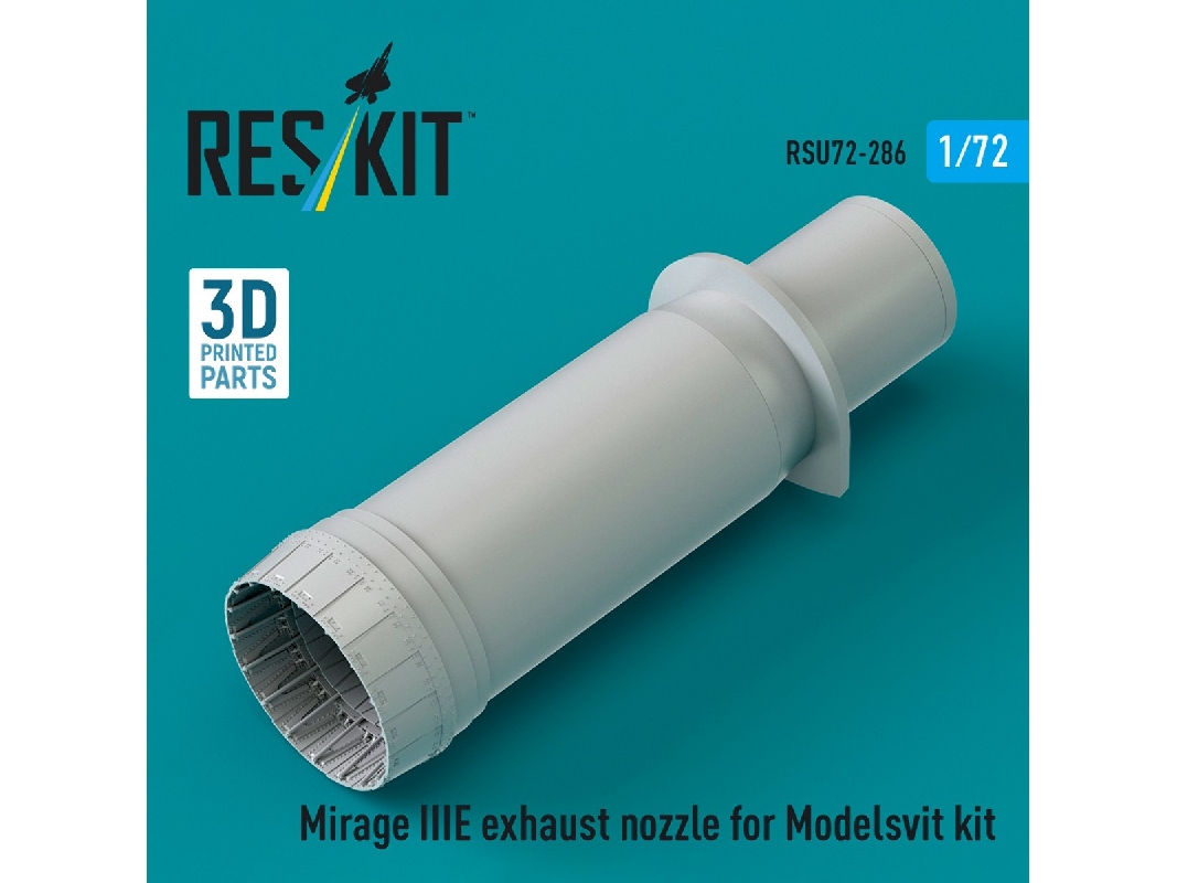 Dassault Mirage Iii E - Exhaust Nozzle (For Modelsvit Kits / 3d-printed) - image 1