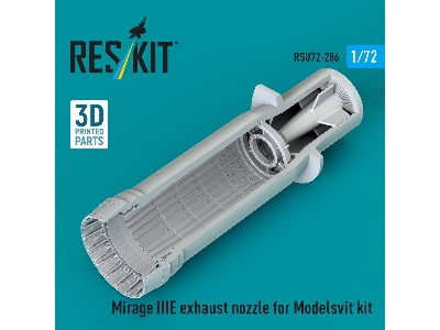 Dassault Mirage Iii E - Exhaust Nozzle (For Modelsvit Kits / 3d-printed) - image 2
