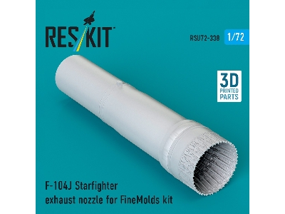 Lockheed F-104 J Starfighter - Exhaust Nozzle (For Fine Molds Kits / 3d-printed) - image 2