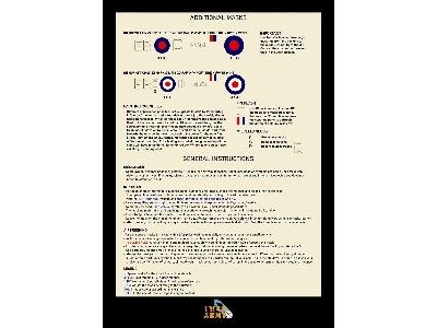 De Havilland Hornet F. Mk.3 - Stencilling And Basic National Insignia Masks Set (For Db Model Kits) - image 2