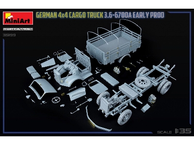 German 3t 4x4 Cargo Truck 3.6-6700a (Early Production) - image 30