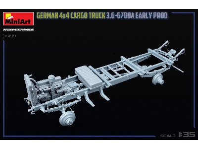 German 3t 4x4 Cargo Truck 3.6-6700a (Early Production) - image 33