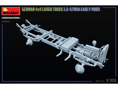 German 3t 4x4 Cargo Truck 3.6-6700a (Early Production) - image 34