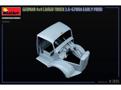 German 3t 4x4 Cargo Truck 3.6-6700a (Early Production) - image 38