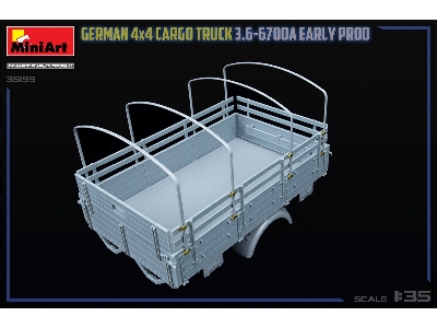 German 3t 4x4 Cargo Truck 3.6-6700a (Early Production) - image 42