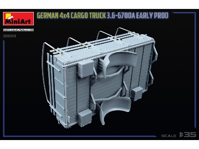 German 3t 4x4 Cargo Truck 3.6-6700a (Early Production) - image 43