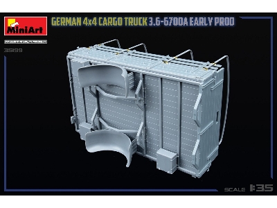 German 3t 4x4 Cargo Truck 3.6-6700a (Early Production) - image 44