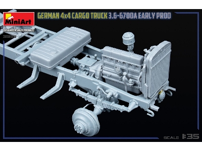 German 3t 4x4 Cargo Truck 3.6-6700a (Early Production) - image 48