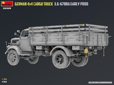 German 3t 4x4 Cargo Truck 3.6-6700a (Early Production) - image 49