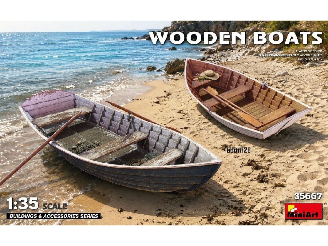 Wooden Boats (2 Pcs) - image 1