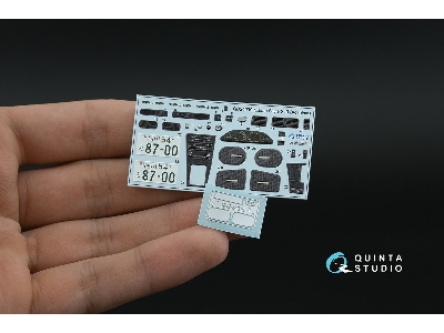 Nissan Silvia S13 - 3d-printed & Coloured Interior With Metal Sticker Parts (For Aoshima Kits) - image 2
