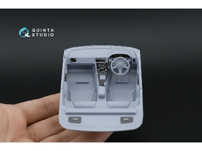 Nissan Silvia S13 - 3d-printed & Coloured Interior With Metal Sticker Parts (For Aoshima Kits) - image 6