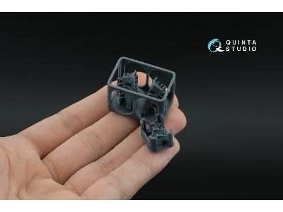 Porsche 911 Gt3 Rs (992) - 3d-printed & Coloured Interior With 3d-printed Resin Parts (For Tamiya Kits) - image 6