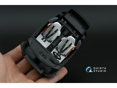 Porsche 911 Gt3 Rs (992) - 3d-printed & Coloured Interior With 3d-printed Resin Parts (For Tamiya Kits) - image 10