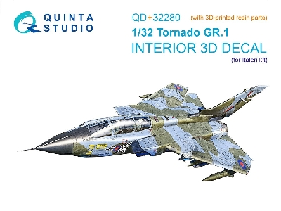 Panavia Tornado Gr.1 - 3d-printed & Coloured Interior With 3d-printed Parts (For Italeri Kits) - image 1