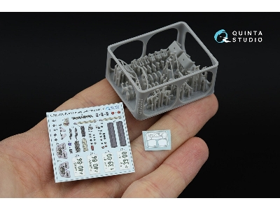 Toyota Fj43 Land Cruiser Series - 3d-printed & Coloured Interior With 3d-printed Parts (For Ak Interactive Kits) - image 2