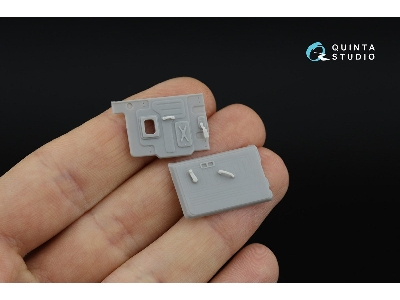 Toyota Fj43 Land Cruiser Series - 3d-printed & Coloured Interior With 3d-printed Parts (For Ak Interactive Kits) - image 3
