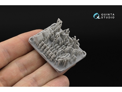 Toyota Fj43 Land Cruiser Series - 3d-printed & Coloured Interior With 3d-printed Parts (For Ak Interactive Kits) - image 11