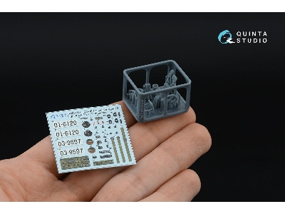 Jgsdf Light Truck Mitsubishi Type 73 Shin - 3d-printed & Coloured Interior With 3d-printed Parts (For Trumpeter Kits) - image 2