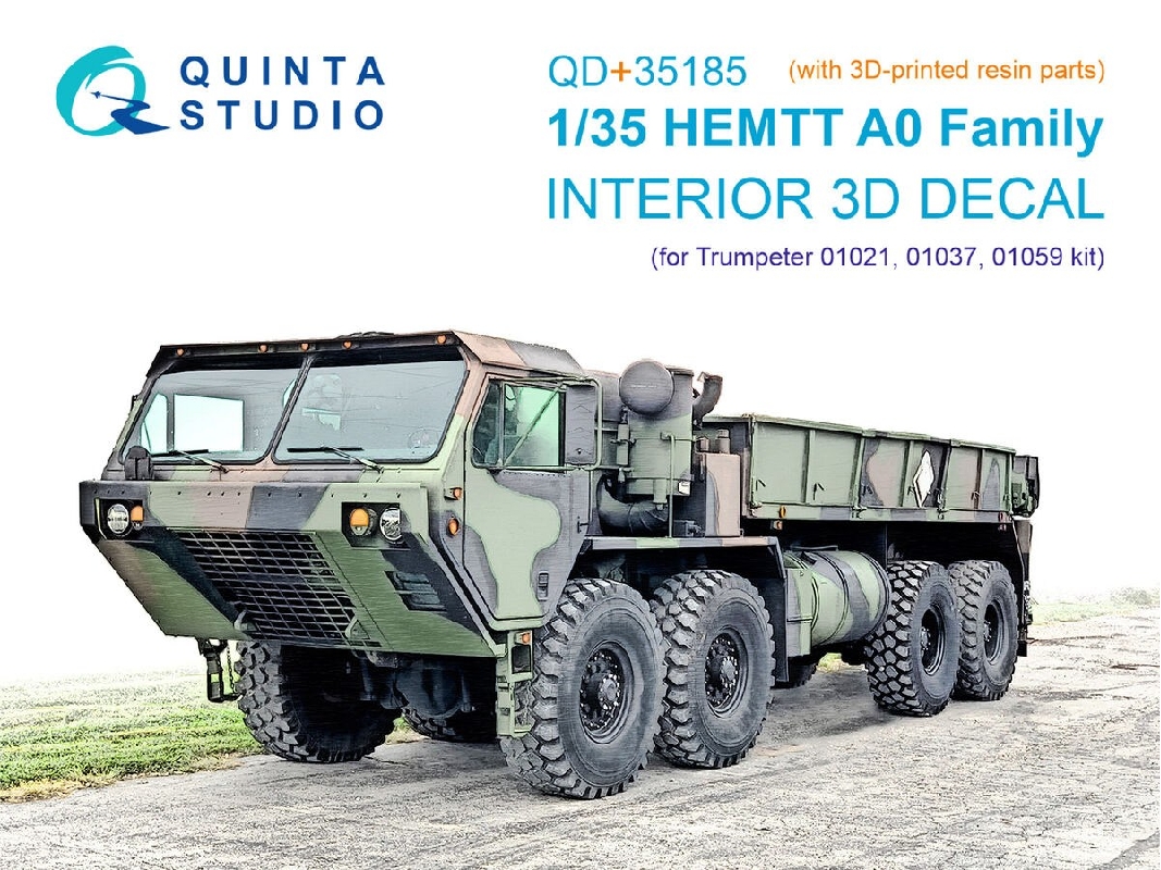 Hemtt A0 Family - 3d-printed & Coloured Interior With 3d-printed Parts (For Trumpeter Kits) - image 1