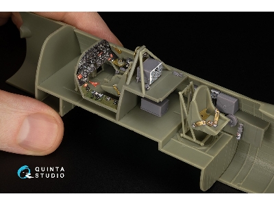 Vultee Mk.Ii Vengeance - 3d-printed & Coloured Interior With 3d-printed Parts (For Dora Wings Kits) - image 7