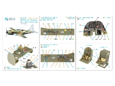 Vultee Mk.Ii Vengeance - 3d-printed & Coloured Interior With 3d-printed Parts (For Dora Wings Kits) - image 11