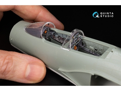 F-4 J Phantom Ii - 3d-printed & Coloured Interior On Decal Paper With 3d-printed Resin Part (For Academy Kits) - image 4