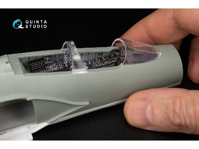 F-4 J Phantom Ii - 3d-printed & Coloured Interior On Decal Paper With 3d-printed Resin Part (For Academy Kits) - image 5