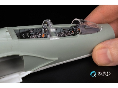 F-4 S Phantom Ii - 3d-printed & Coloured Interior On Decal Paper With 3d-printed Resin Part (For Academy Kits) - image 5