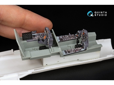 F-4 S Phantom Ii - 3d-printed & Coloured Interior On Decal Paper With 3d-printed Resin Part (For Academy Kits) - image 6